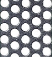 perforated round hole