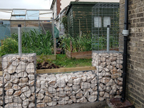 small gabion fencing