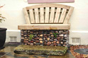 gabion bench