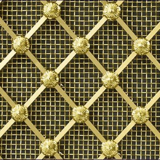 Regency Diamond brass regency diamon 25mm large mesh allfloral