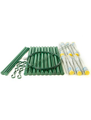 CHAIN LINK POST KIT 36(in); SCREW FIX 12 POSTS