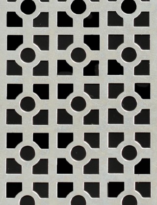 Moroccan stainless 2 X 1m with no backing mesh