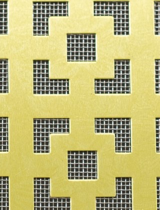 Dymchurch brass 2 X 1m with stainless backing mesh