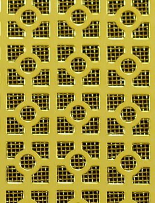 Moroccan Gold anodised 2 X 1m with brass backing mesh