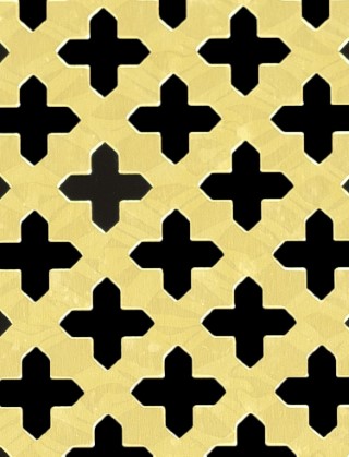 Small Cross brass 1X1m with no backing mesh