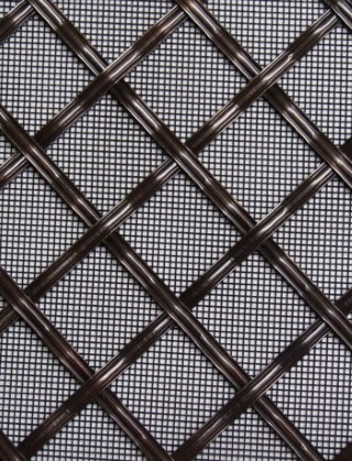 Hand Made Decorative 25mm ap4.7mm reededdiamondbma & laqueryesbacking
