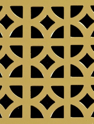 Ockley Gold anodised 1X1m with no backing mesh