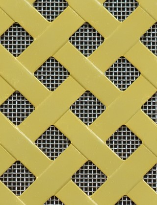 Rye Gold anodised 1X1m with stainless backing mesh