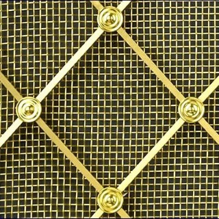 Regency Diamond brass regency diamon 54mm large mesh allplain