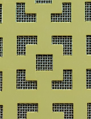 Dymchurch Gold anodised 2 X 1m with stainless backing mesh cut to size