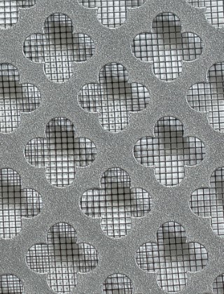 Large Club pewter 2 X 1m with black backing mesh