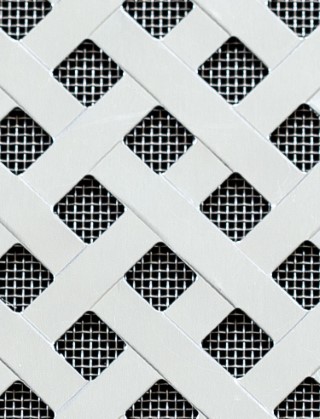 Rye Silver anodised 1X.665m with stainless backing mesh cut to size