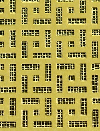 Maidstone brass 1X.665m with brass backing mesh