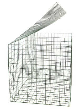 gabion basket Green PE 3mm 2m x 1m x 1m