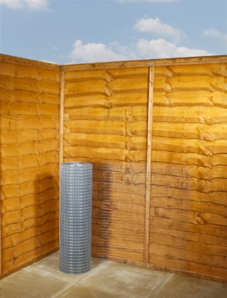 galvanised weld mesh 1 x 1/2 19G 3ft x 30m