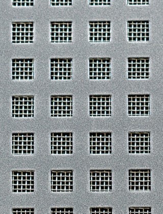 Chartham pewter 1X.665m with stainless backing mesh cut to size