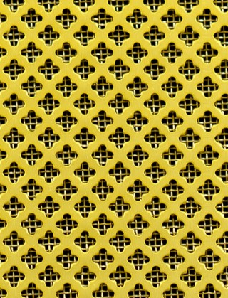 Fancy club Gold anodised 2 X 1m with brass backing mesh cut to size