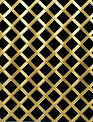 Hand Made Decorative 10mm ap3mm reededdiamondbrassnobacking