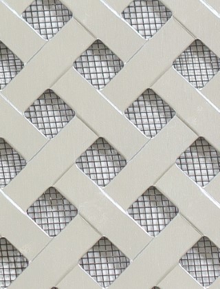 Rye Silver anodised 1X.665m with black backing mesh