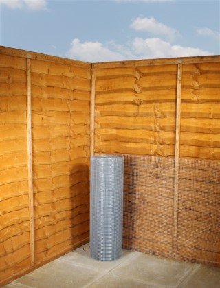 galvanised weld mesh 1/2 x 1/2 19G 3ft x 30m