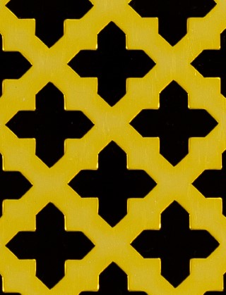 Fancy Cross Gold anodised 2 X 1m with no backing mesh