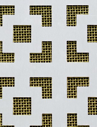 Dymchurch Silver anodised 2 X 1m with brass backing mesh