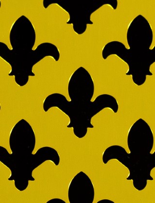 Fleur De Lys Gold anodised 2 X 1m with no backing mesh