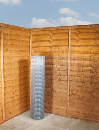 galvanised weld mesh 1 x 1/2 19G 4ft x 30m
