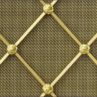 Regency Diamond brass regency diamon 54mm small mesh allfloral