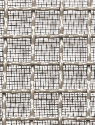 Crimped mesh 2 X 1 15 X 15 SS3042.3 SQUAREBLACKmesh
