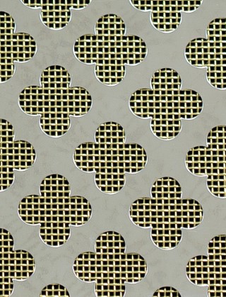 Large Club stainless 2 X 1m with brass backing mesh