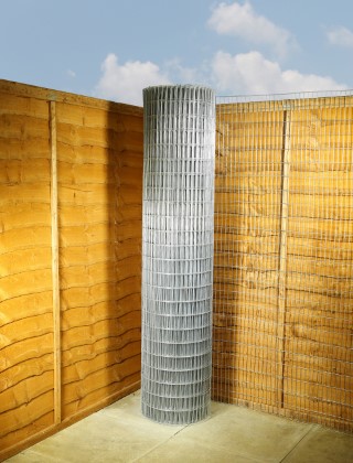 Galvanised wire mesh 3 x 1 12G 6ft x 25m