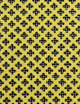 Fancy club Gold anodised 2 X 1m with stainless backing mesh