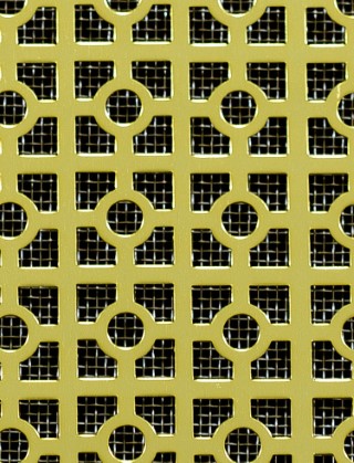 Moroccan Gold anodised 2 X 1m with stainless backing mesh