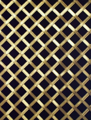 Hand Made Decorative 7mm ap3mm reededdiamondbrassnobacking