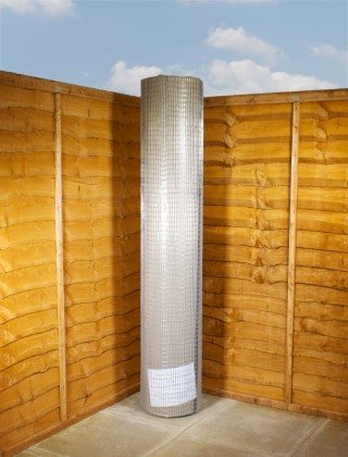 galvanised weld mesh 1 x 1/2 16G 6ft x 30m