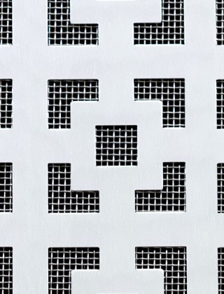 Dymchurch Silver anodised 2 X 1m with stainless backing mesh