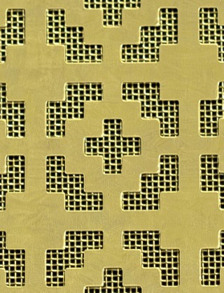 Iden brass 1X1m with brass backing mesh cut to size
