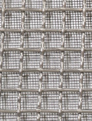 Crimped mesh 1X1 12.5 X 12.5 SS3042.5 SQUAREBLACKmesh