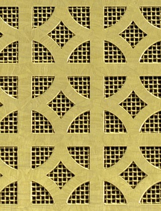 Ockley brass 1X.665m with brass backing mesh