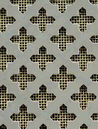 Small Cross stainless 1X1m with brass backing mesh cut to size
