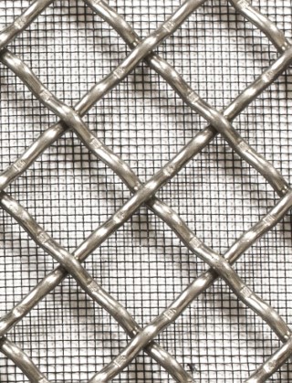 Crimped mesh 2 X 1 18 X 18 SS3163 DIAMONDBLACKmesh