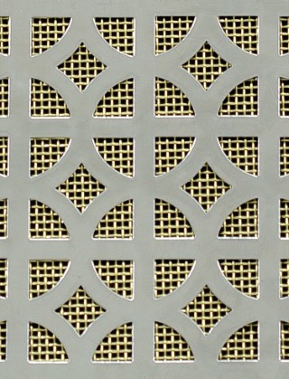 Ockley stainless 2 X 1m with brass backing mesh