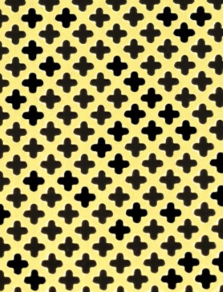 Fancy club brass 1X.665m with no backing mesh