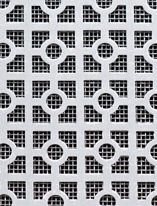 Moroccan Silver anodised 2 X 1m with stainless backing mesh