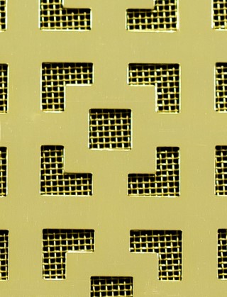 Dymchurch Gold anodised 1X.665m with brass backing mesh