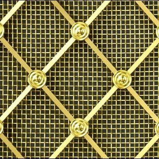 Regency Diamond brass regency diamon 41mm large mesh allplain