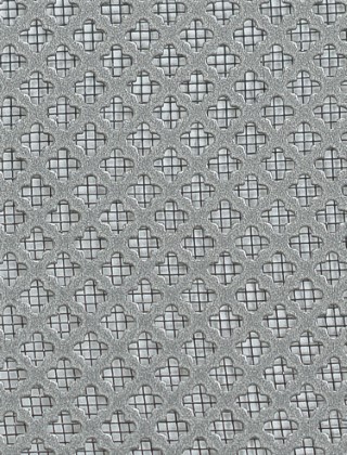Fancy club pewter 2 X 1m with black backing mesh