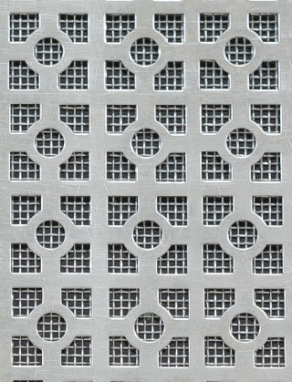 Moroccan stainless 2 X 1m with stainless backing mesh