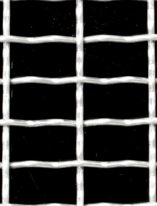 Crimped mesh 1X.665 25 X 12.5 SS3042.5 SQUARENOmesh